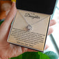 To My Daughter - Love Knot Necklace