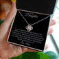 To My Daughter - Love Knot Necklace