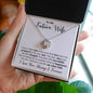 To My Future Wife Love Knot Necklace.