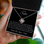 To My Sister - Love Knot Necklace