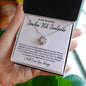 To My Stunning Smokin' Hot Soulmate Love Knot Necklace.