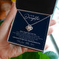 To My Daughter - Love Knot Necklace
