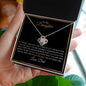 To My Daughter - Love Knot Necklace