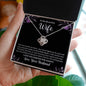 To My Beautiful Wife - Love Knot Necklace