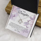 To My Daughter Love Mom - Love Knot Necklace