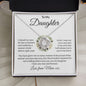 To My Daughter Love Mum Love Knot Necklace