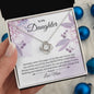 To My Daughter - Love Knot Necklace