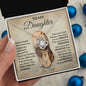 To My Daughter Love Dad Love Knot Necklace