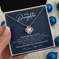 To My Daughter - Love Knot Necklace