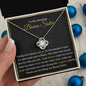 To My Amazing Bonus Sister - Love Knot Necklace