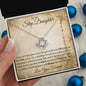 To My Step Daughter Love Knot Necklace