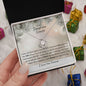 To My Daughter - Love Knot Necklace