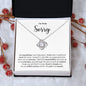 I'M TRULY SORRY LOVE KNOT NECKLACE