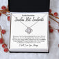 To My Stunning Smokin' Hot Soulmate Love Knot Necklace.