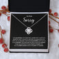 I'M TRULY SORRY LOVE KNOT NECKLACE