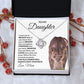 To My Daughter Love Mom Love Knot Necklace