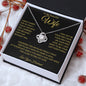 To My Beautiful Wife Love Knot Necklace