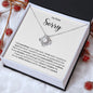 I'M TRULY SORRY LOVE KNOT NECKLACE