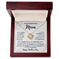 To My Beautiful Mom Love Knot Necklace
