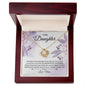 To My Daughter Love Mom - Love Knot Necklace