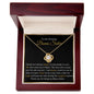 To My Amazing Bonus Sister - Love Knot Necklace