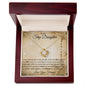 To My Step Daughter Love Knot Necklace