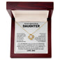 To My Beautiful Daughter Love Knot Necklace