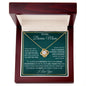 To My Bonus Mom I Love You Love Knot Necklace