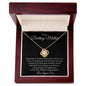 To My Darling Mother Love Knot Necklace