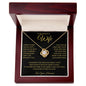 To My Beautiful Wife Love Knot Necklace