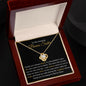 To My Amazing Bonus Sister - Love Knot Necklace