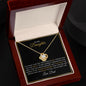 To My Daughter - Love Knot Necklace