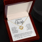To My Beautiful Wife - Love Knot Necklace