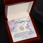 To My Daughter Love Mom - Love Knot Necklace