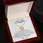 To My Beautiful Daughter - Love Knot Necklace