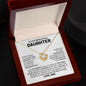 To My Beautiful Daughter Love Knot Necklace