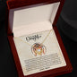 To My Daughter Love Mom - Love Knot Necklace