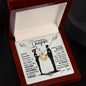 To My Daughter Love Dad - Love Knot Necklace