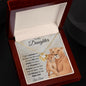 To My Daughter Love Dad - Love Knot Necklace