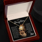 To My Daughter Love Dad Love Knot Necklace