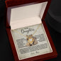 To My Daughter Love Mom Love Knot Necklace