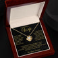 To My Beautiful Wife Love Knot Necklace
