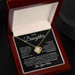 To My Daughter Love Mom Love Knot Necklace