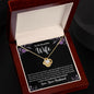 To My Beautiful Wife - Love Knot Necklace