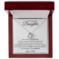 To My Beautiful Daughter - Love Knot Necklace