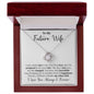 To My Future Wife Love Knot Necklace.