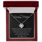 To My Darling Mother Love Knot Necklace