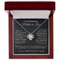 To My Wonderful Mother In Law Love Knot Necklace.