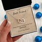 To My Best Friend - Interlocking Hearts Necklace