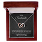 To My Soulmate - Interlocking Hearts Necklace